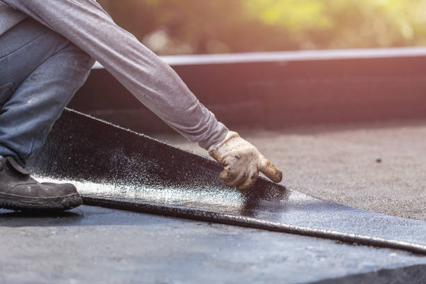 Professional Emergency Waterproofing technician working in New Richmond, IN
